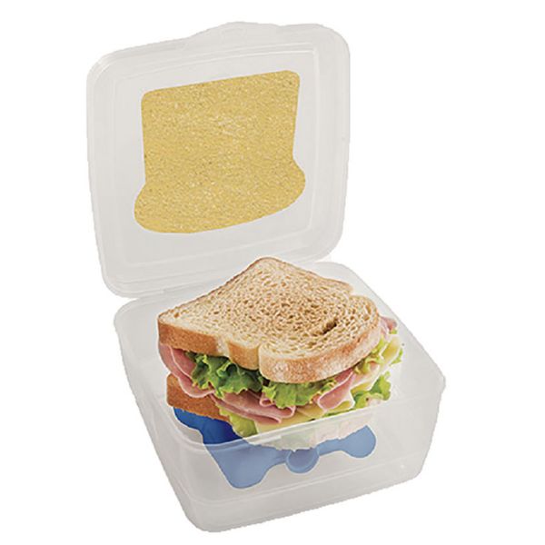 Sandwich box. 2 compartimentos + acumulador frío