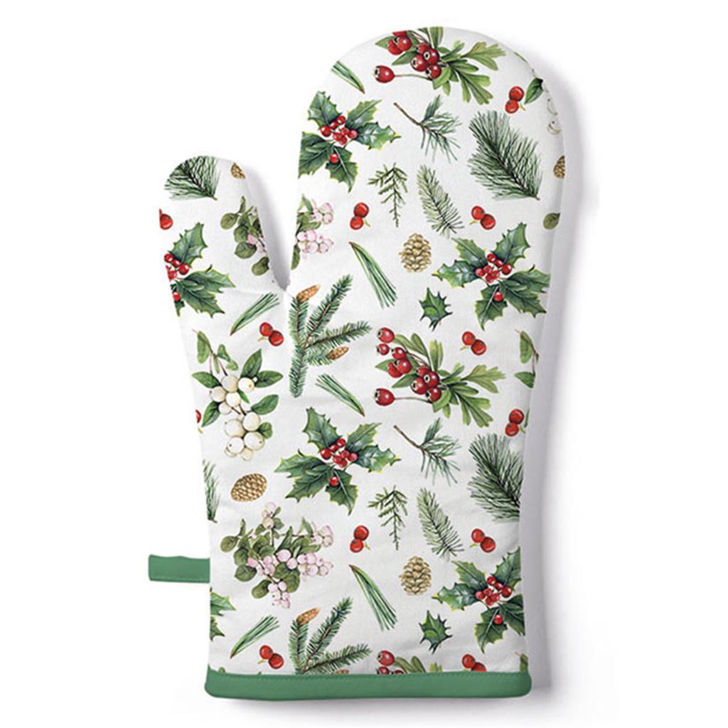 GUANT CUINA 18X30. SERIE WINTER GREENERY (1 UD)