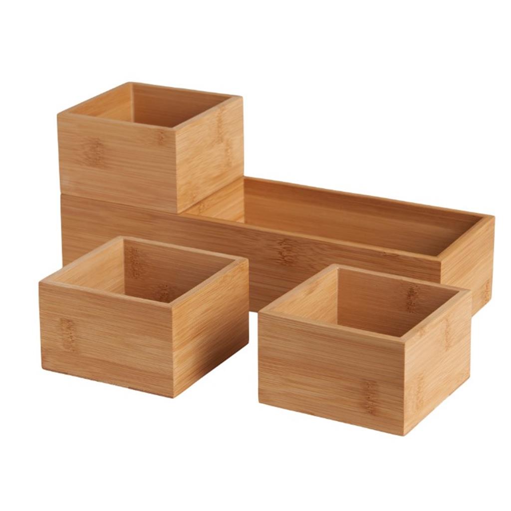 SET 4 CAIXES BAMB&Uacute; APILABLES CMP (1 CJ)