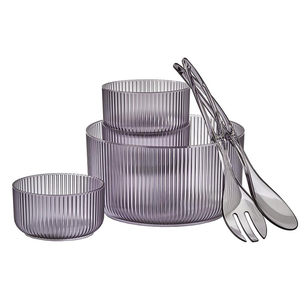 SET BOL GRAN + 4 BOLS PETITS MORITZ POLIESTIRE (1 CJ)