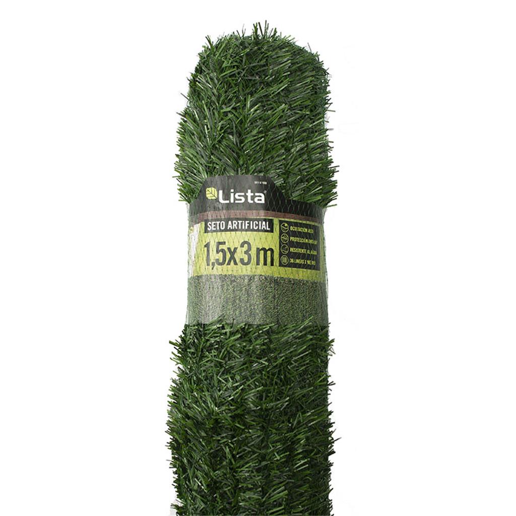 SETO ARTIFICIAL LISTA 1.5x3mt FULLA FINA (1 UD)