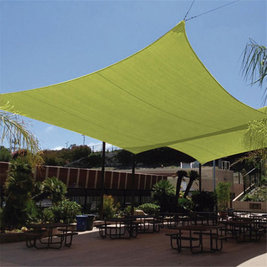 TOLDO VELA IMPERMEABLE 5,5x5,5mts VERD CLAR LISTA (1 UD)