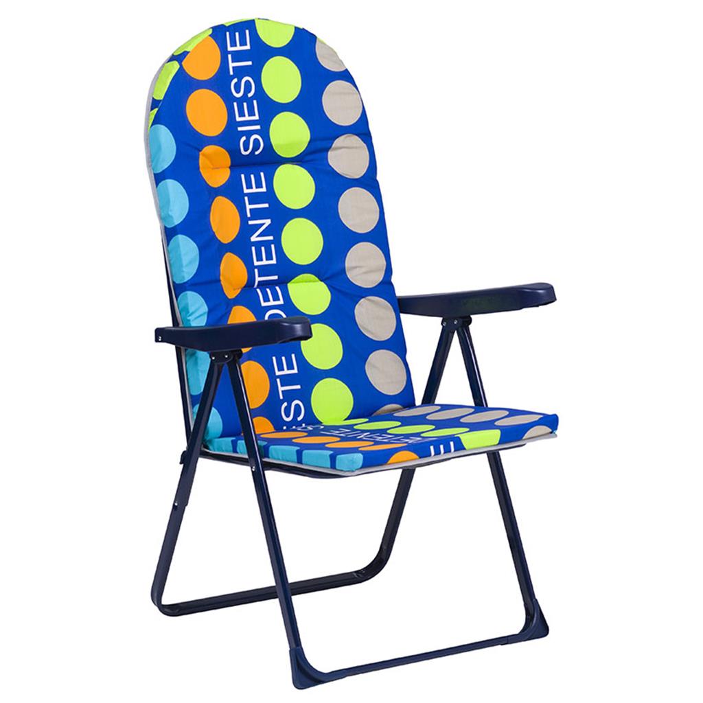 TUMBONA PLEGABLE MULTIPOSICIONS 62x70xh108cm (1 UD)