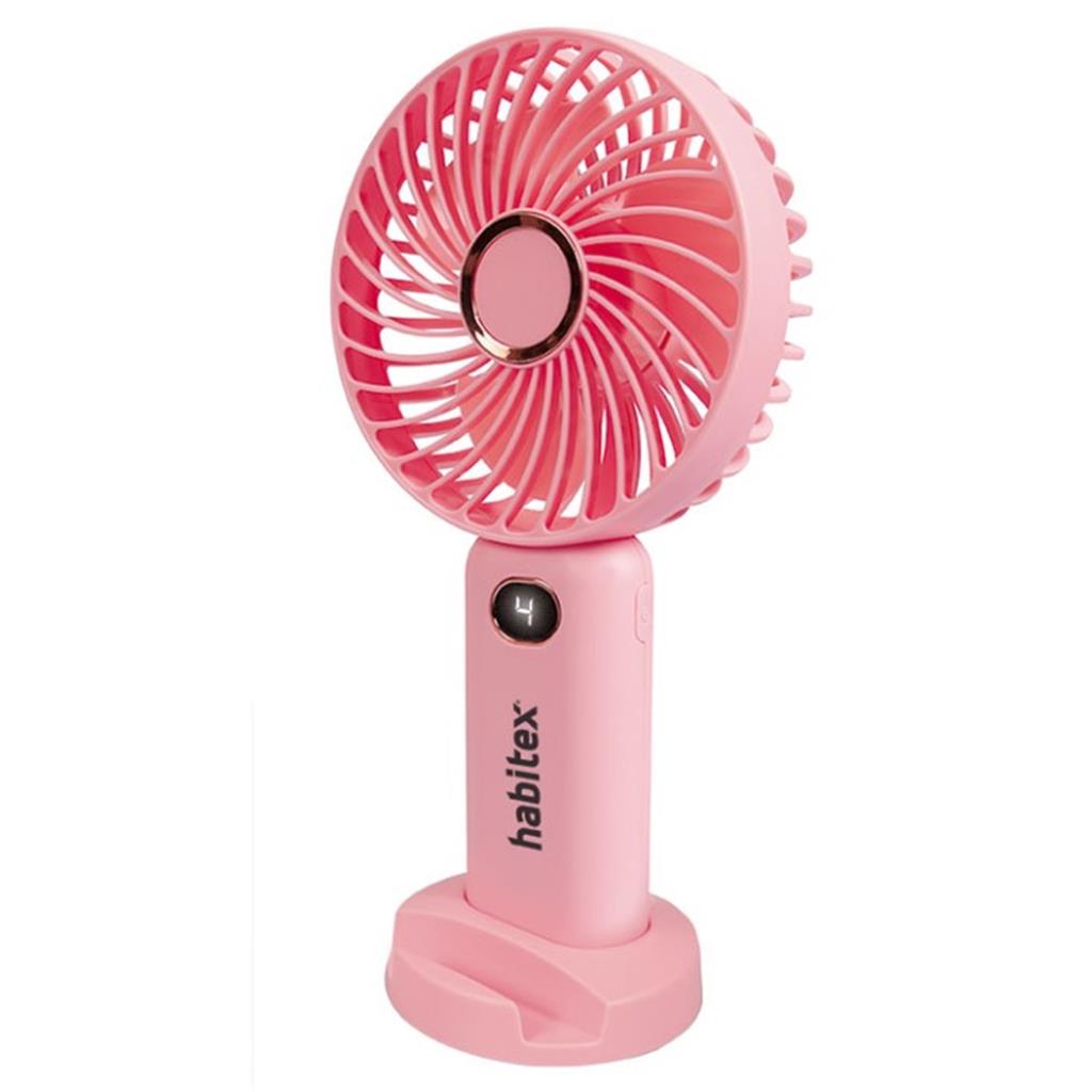 VENTILADOR DE MA USB ROSA. HABITEX (1 UD)