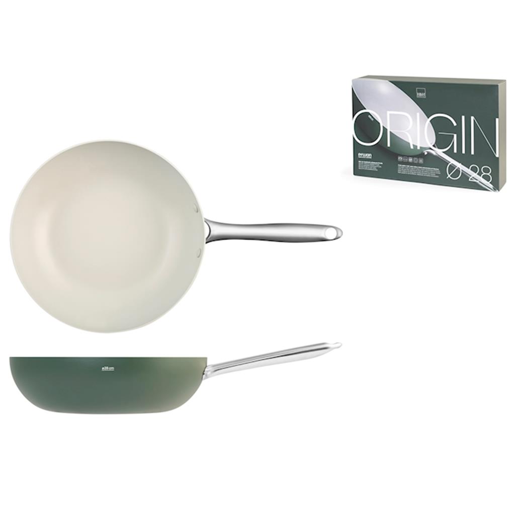 WOK MOD.ATD ORIGIN 28cm MANEC INOX ANTIADHERENT PENGO (1 UD)