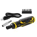 DESTORNILLADOR ELECTRIC 4V 6 PECES AMB LLUM. STANLEY FATMAX (1 UD)