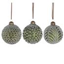 BOLA NADAL DE VIDRE COLOR VERD D.8cm DH&G (1 UD)