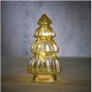 ARBRE VIDRE COLORS OR,VERD I VERMELL AMB 10 LEDS h28xD.15cm DH&G (1 UD)