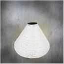 LAMPARA SOLAR ROBA BLANCA H29xD30cm DH&G (1 UD)