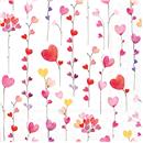 PAQUET 20 TOVALLONS PAPER 33x33cm MOD.HEARTS GARLANDS AMBIENTE (1 PQ)