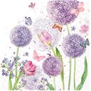 PAQUET 20 TOVALLONS PAPER 33x33cm MOD.FLOWER BEAUTY AMBIENTE (1 PQ)