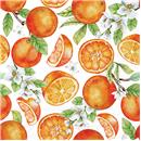 PAQUET 20 TOVALLONS PAPER 33x33cm MOD.JUICY ORANGES AMBIENTE (1 PQ)