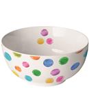 BOL PORCELLANA 0.4lts MOD.POLKA DOTS WHITE AMBIENTE (1 UD)