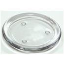 PLATET/PORTAESPELMES DE VIDRE PETIT TRANSPARENT Diam.11x1.5cm AMBIENTE (1 UD)