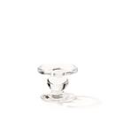 PORTAESPELMES DE VIDRE TRANSPARENT PETIT Diam.9xh7cm AMBIENTE (1 UD)