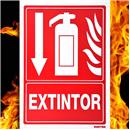 CARTELL SENYALITZACIO INCENDIS EXTINTOR 210x300 AMIG 10050 (1 UD)