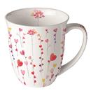 MUG PORCELLANA 0.4lts MOD. HEARTS GARLANDS AMBIENTE (1 UD)
