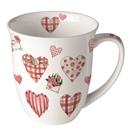 MUG PORCELLANA 0.4lts MOD.LOVELY HEARTS AMBIENTE - sant valenti (1 UD)