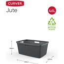 CISTELLA CURVER MOD.JUTE LAUNDRY BASKET ANTRACITA (1 UD)