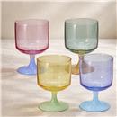 COPA VI VIDRE BICOLOR 300ml Diam.7,6xH12.3cm FOIMPEX (1 UD)