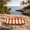 SAFATA RATLLES TERRACOTA 28x14cm FOIMPEX (1 UD)