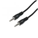 CONEXI&Oacute;N AUDIO JACK 3,5mm ST.M - 3,5mm ST. M 1,5m DCU (1 UD)