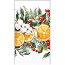PAQUET 15 TOVALLONS PAPER 33x40cm MOD.WINTER ORANGES FSC MIX AMBIENTE (1 PQ)