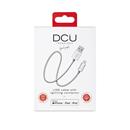 SINCRONITZACIO I CARREGA USB 1mt PLATA DCU IPHONE/IPAD/IPOD (1 UD)