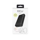 BATERIA EXTERNA AMB DOBLE SORTIDA USB DCU    POWER BANK DOBLE USB PD20W 20000mAh NEGRO (1 UD)