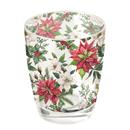 WATER GLASS SERIE CHRISTMAS FLORALS AMBIENTE (1 UD)