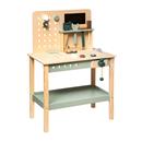 Banco bricolaje infantil. Madera. 55x32,5xh.75,5 cm. (1 UD)