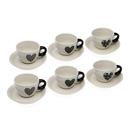 JOC 6 TASSES CAFE AMB PLAT MODEL NATHALIE (1 UD)