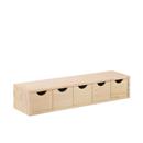 MINI CALAIXERA FUSTA ASTIGARRAGA 5 CALAIXOS 12x13xh.57 cm. (1 UD)