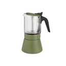 CAFETERA INOXIBAR MOD.CLAIR GREEN 4 TASSES BOROSILICATO+ACER INOXIDABLE (1 UD)