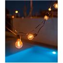 GUIRNALDA EXTERIOR 8mts AMB 10 LAMPARES LED MOD.ALLEGRA EDM BLANC CALID NEW GARDEN (1 UD)
