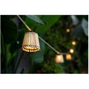 GUIRNALDA EXTERIOR MOD.OKINAWA 8mts AMB 10 PORTALAMPARES+BOMBETES LED LLUM CALIDA EDM (1 UD)