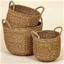 CISTELLES NATURAL DE PALLA Diam.35xh28 FOIMPEX (1 UD)