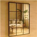 MIRALL AMB 12 SEPARACIONS METALL NEGRE 90x120 FOIMPEX (1 UD)