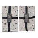 CAMINO DE MESA POLIESTER MOD.ESTAMPADO ESTELS NEGRE 150x32x0.5cm EDM (1 UD)