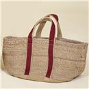 CISTELL 40x35x30 YUTE AMB TIRA BURGUNDY FOIMPEX (1 UD)