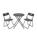 CONJUNT BALCO PLEGABLE MOD.GRACE NEGRE INT/EXT (1 CJ)