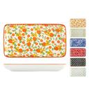 SAFATA RECTANGULAR 10x17.5xh1.5 PORCELLANA MOD.COLOURFUL PENGO (1 UD)