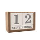 CALENDARI SOBRETAULA FUSTA (1 UD)