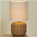 LAMPARA PER TAULA YUTE/METALL 25xh32cm FOIMPEX (1 UD)