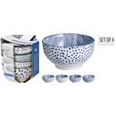 PACK 4 BOLS PORCELLANA BLAUS Diam.11,5xh6cm EH DH&G (1 PQ)