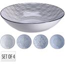 PACK 4 PLATS FONS PORCELLANA BLAUS 200mm EH DH&G (1 PQ)