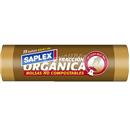 BOSSA BASURA ORGANICA 45x47cm SAPLEX Pack 15 Ud (1 UD)