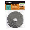 BURLETE AILLANT RANGER RASPALL ADHESIU GRIS 7mmx6mt PER PORTES I FINESTRES CORREDERES (1 UD)