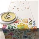 CAMINO DE TAULA 40x150 MOD.VIBRANT SPRING WHITE AMBIENTE TABLE RUNNER 100% COTO (1 UD)