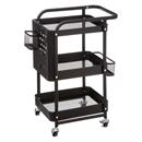 CARRITO AUXILIAR 5FIVE NEGRE 52,8x30xh.76 cm. (1 UD)